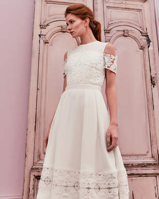 Ted Baker NACII Structured lace midi dress