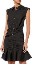 Thumbnail for your product : Veronica Beard Bell Black Ruched Dress