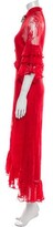 Thumbnail for your product : Dodo Bar Or Lace Pattern Long Dress Red