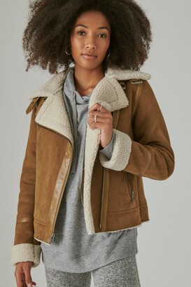 Faux Shearling Leather Jacket | Shop the world's largest 