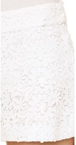 Thumbnail for your product : Alice + Olivia Crochet Lace Back Zip Shorts