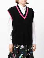 Thumbnail for your product : Onefifteen Contrast-Border Knitted Vest