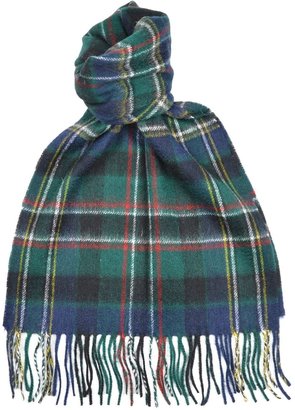 Macdonald Sporrans Lambswool Scottish Scott Green Modern Tartan Clan Scarf Gift