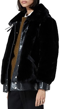 the kooples faux fur jacket
