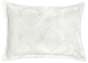 Hudson Park Collection Textured Lattice Standard Pillow Sham, 28 x 20 -  100% Exclusive - ShopStyle