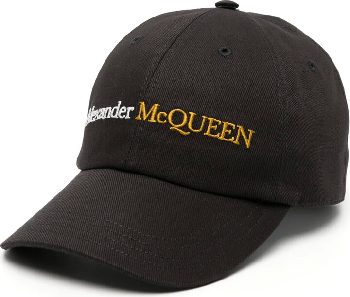 Alexander McQueen Logo-Embroidered Cotton Baseball Cap