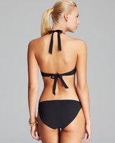 Thumbnail for your product : Tory Burch Solid Logo Halter Bikini Top