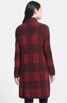 Thumbnail for your product : Lucky Brand Long Plaid Bouclé Cardigan