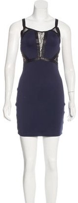 Style Stalker StyleStalker Lace-Paneled Sleeveless Dress