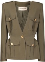 Thumbnail for your product : Alexandre Vauthier Viscose & Cotton Crepe Field Jacket