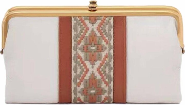 Women's Lauren Clutch Wallet In Powder White