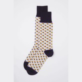 Thumbnail for your product : Peper Harow   Made In England Taupe Disruption Men's Socks