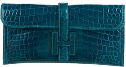 Blue Izmir Shiny Niloticus Crocodile Jige Elan 29, 2016, Handbags &  Accessories, 2022