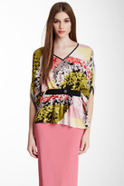 Thumbnail for your product : Catherine Malandrino Yellow Label Brenna Printed Silk Blend Blouse