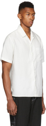 Ami Alexandre Mattiussi White Camp Collar Shirt