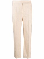 Thumbnail for your product : Brunello Cucinelli Pleated Cropped Trousers