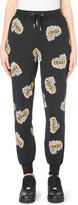 Thumbnail for your product : Boy London Knuckle-Print Cotton-Jersey Jogging Bottoms