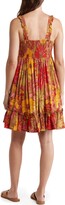 Thumbnail for your product : Angie Floral Front Tie Minidress