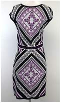 Thumbnail for your product : Ali Ro Purple, Black & White Knit Dress