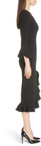 Thumbnail for your product : Michael Kors Rumba Ruffle Trim Stretch Wool Dress