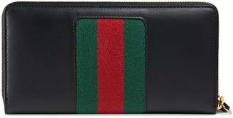 Gucci Sylvie leather zip around wallet