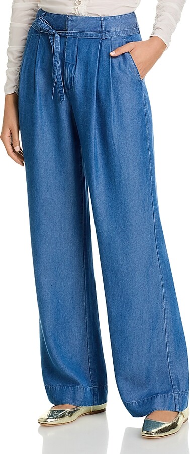 Derek Lam 10 Crosby Felicity Pleated Tie Pants