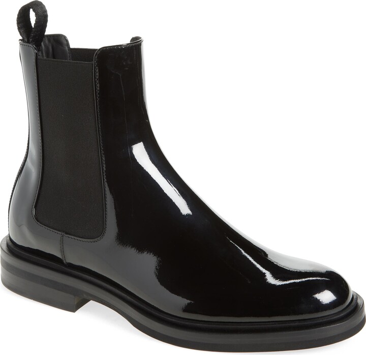 Dolce & Gabbana Vernice Patent Leather Chelsea Boot