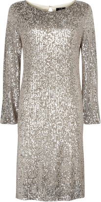 wallis split front dress