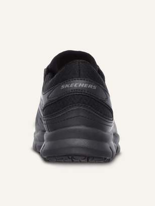 Wide Eldred Relaxed Fit Slip-Resistant Work Sneaker - Skechers