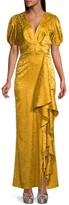 Thumbnail for your product : Sachin + Babi Fiona Puff-Sleeve Draped Gown