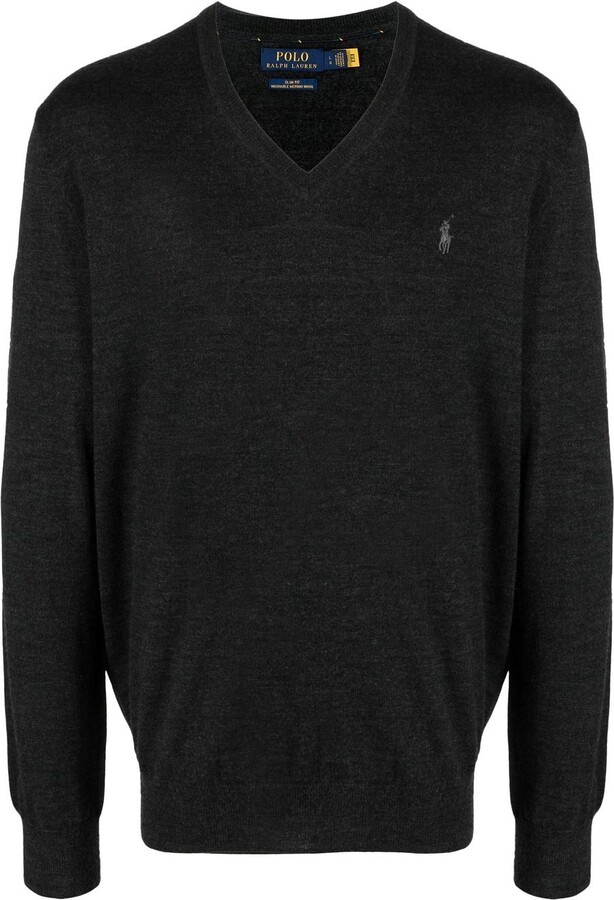Polo Ralph Lauren Men's Gray Sweaters | ShopStyle