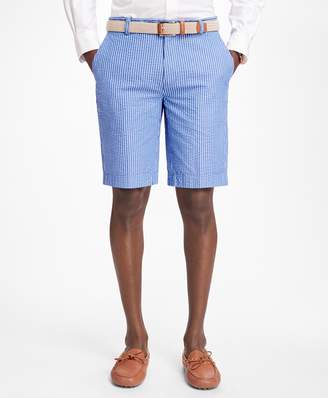 Brooks Brothers Stripe Seersucker Bermuda Shorts