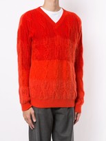 Thumbnail for your product : Coohem Cable-Knit V-Neck Jumper