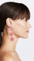 Thumbnail for your product : Oscar de la Renta Spliced Globe Clip On Earrings