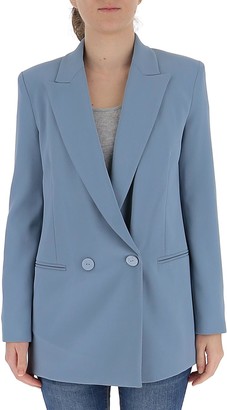Pinko Double-Breasted Long Blazer