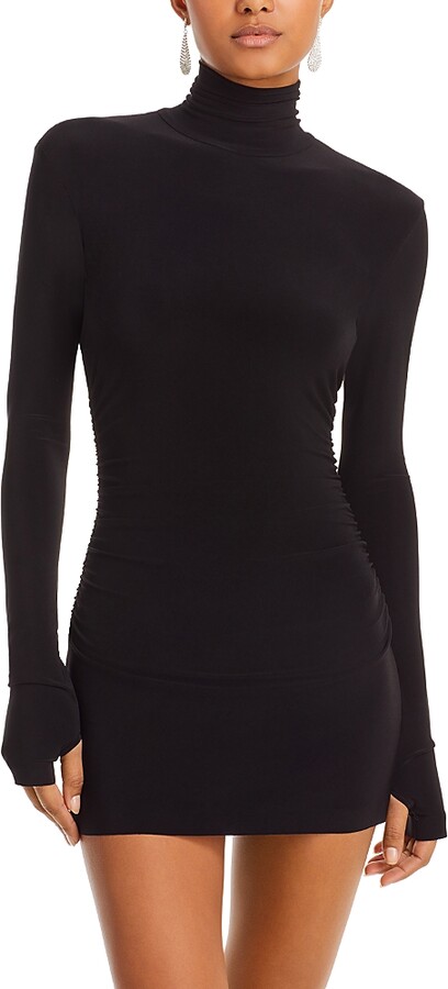 Norma Kamali Pickleball Ruched Mini Dress