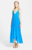 Thumbnail for your product : Alice + Olivia 'Adalyn' Crinkled Chiffon Midi Dress