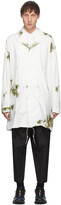 Thumbnail for your product : Fumito Ganryu White Lapelled Modern Coat