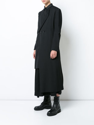 Yohji Yamamoto asymmetrical coat