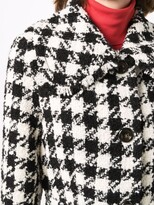 Thumbnail for your product : Rodebjer Houndstooth Single-Breasted Belted Coat