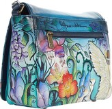 Thumbnail for your product : Anuschka Medium Flap Crossbody - 683 (Enchanted Garden) Handbags