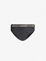 Thumbnail for your product : S By Sloggi Sloggi Ever Fresh mesh and stretch-jersey briefs