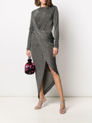 Vivienne Westwood Glittered Asymmetric Hem Dress