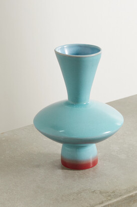 Marloe Marloe Stevie Ombré Glazed Ceramic Vase - Blue