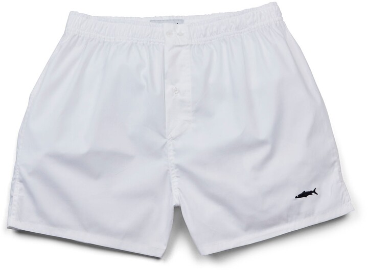Fleet London - Men's White Boxer Shorts - ShopStyle