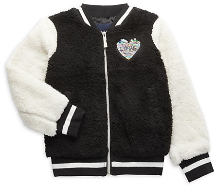 baby girl varsity jacket