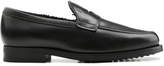Thumbnail for your product : Tod's Leather Loafers with Shearling