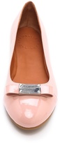 Thumbnail for your product : Marc by Marc Jacobs Tuxedo Logo Plaque Ballet Flats