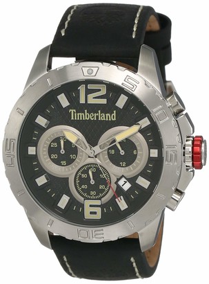 Timberland Mens Chronograph Quartz Watch with Leather Strap TBL.15356JS/02