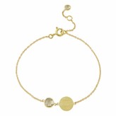Thumbnail for your product : Auree Jewellery Bali 9Ct Gold April Birthstone Bracelet White Topaz